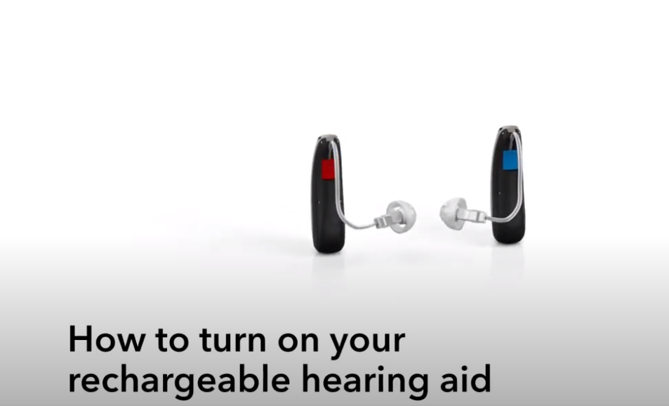 How to turn on your rechargeable hearing aids? || rechargeable hearing aids